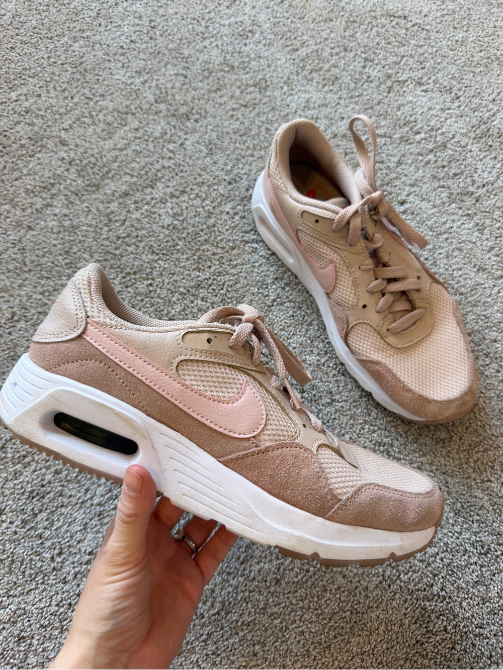 Women’s Nike Air Max Fossil Stone Sneakers- Size 9.5